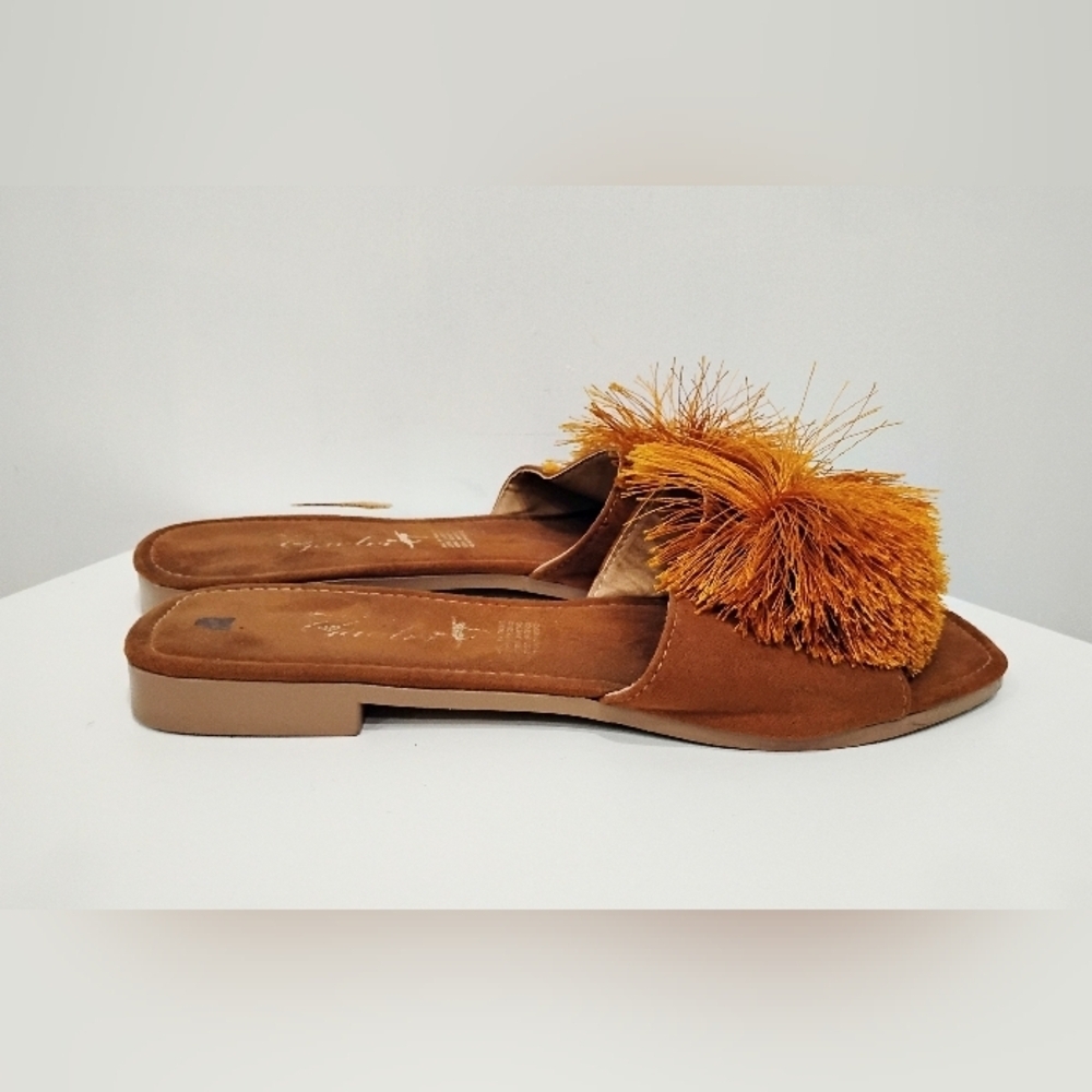 COPPER POM POM SLIDES - Picture 2 of 6